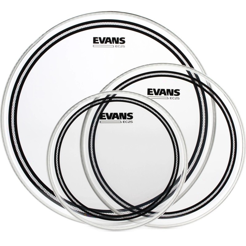 Evans ETP-EC2SCLR-R + Aquarian SKII22 Value Bundle