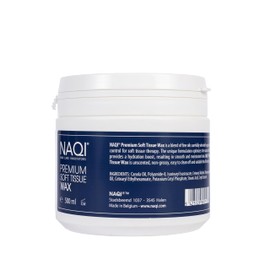 NAQI - Premium Soft Tissue Massage Wax - Hydrating - for All Skin Types - Unscented - Non-Greasy - Paraben and Formaldehyde Releaser Free - 500 g