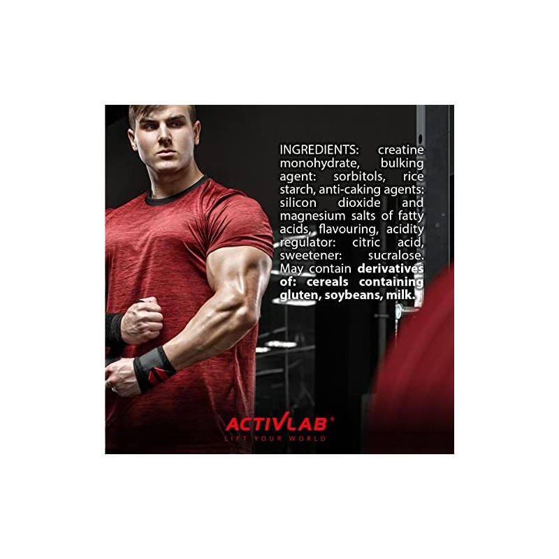 Activlab Creatine Tabs 300 Tablets 75 portions Pomegranate Creatine Monohydrate
