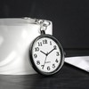 FUNGORGT Pocket Watch for Men Ultra Thin Bold Number Face
