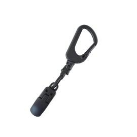 Hawkeye [Black] Putter Cover Holder, Carabiner Power Clip for Grabbing Anything, Reliable Made in Japan