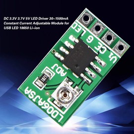 ZAWELIYO Adjustable LED Driver Module 1.5A 30-1500mA Current Regulation for 3V 3.3V 3.7V 5V Replacement LED Drivers