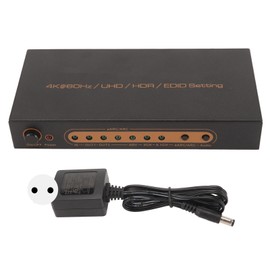 HD Multimedia Interface Sound Extractor 4K 60Hz HDR HD Multimedia Interface EARC ARC Sound Extractor Converter 100‑240V EU Plug