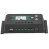 Solar Panel Regulator Charge Controller PWM Dual USB LCD Display