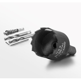 1-1/4 Inch Hole Saw with 9.1mm Triangle Shank Arbor, JTemgle Bi-Metal Hole Saw Heavy Duty Hole Cutting Tool for Cornhole Boards, Recessed Lights, Wood, Plastic, Drywall & Soft Metal