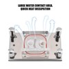 Tangxi Computer CPU Water Cooling Block Red Copper + PMMA
