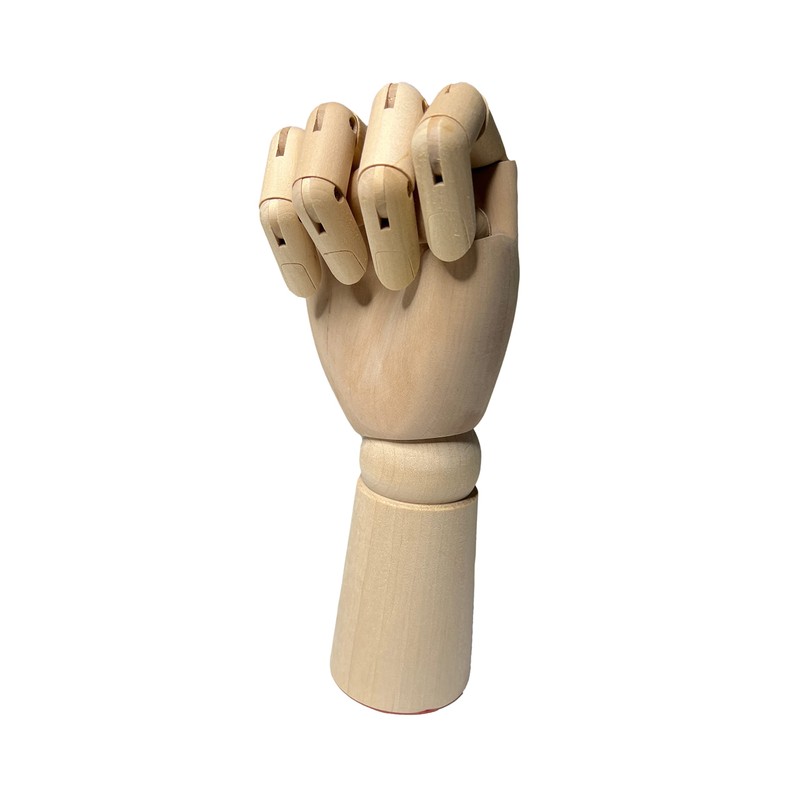 Large Wooden Right Hand Manikin 30cm (12")