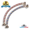 Short Washing Machine Hoses (1FT) - OCT Connect for Easy