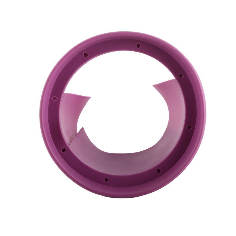 6.5in 2 Pcs Purple Car Speaker Baffle Kits Silicone Horn