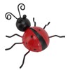 4Pcs Ladybug Wall Decoration Iron Ladybug with Black Spots Ladybug