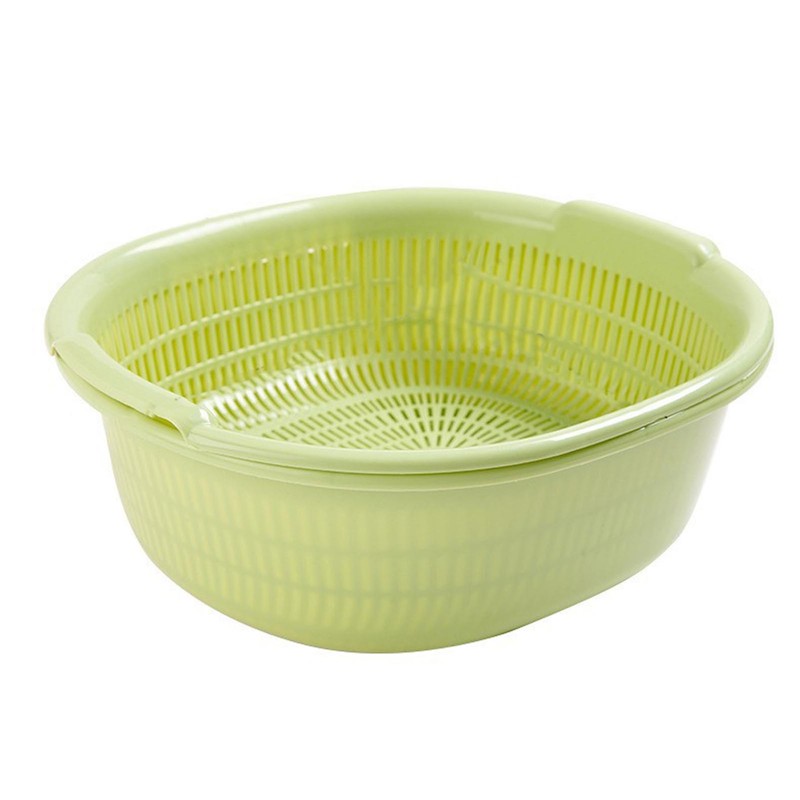 Kitchen Colander Bowl Plastic Large Capacity Multifunctional Portable Fruit Vegetable