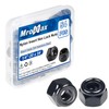 1/4-20 Locknuts 54Pcs Nylon Insert Hex Lock Nuts Self-Lock Hex