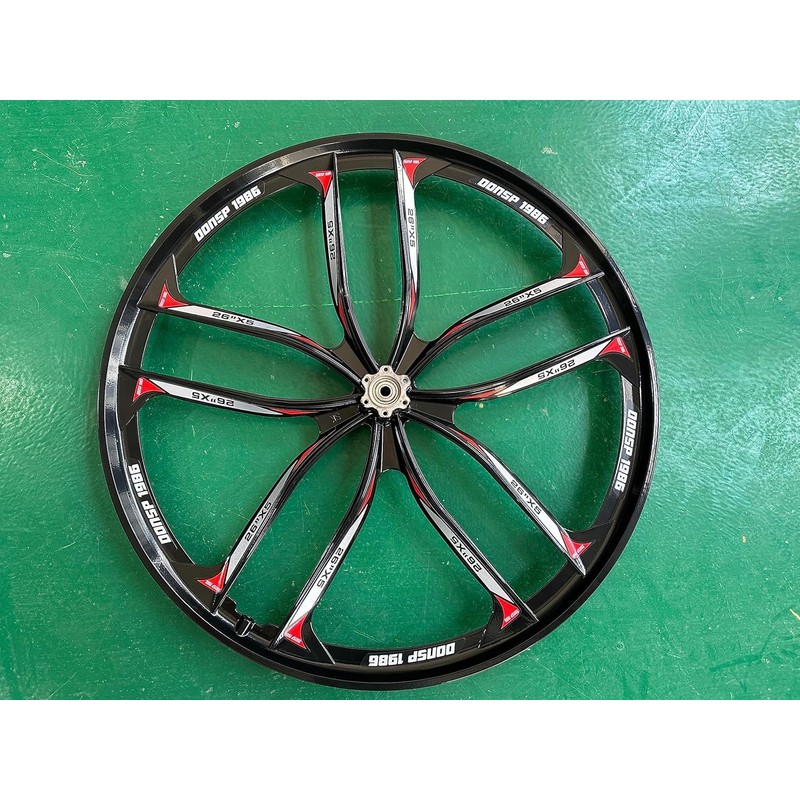 CDHPOWER 26" Rear Magnesium 10 Blads Wheel Only for Rotary