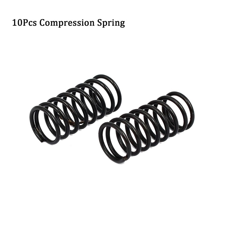 TOP-VIGOR 10Pcs Compression Spring, 1.2mm Wire Dia, 12mm OD, 20mm