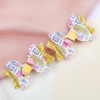 Kistreao Back to School Bow Hair Clips 2Pcs Yellow Pencil