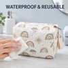 Waterproof Polyester Baby Diaper Wet Bag with Zipper and Stroller
