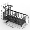 LuxeSilk Kitchen Sink Sponge Holder Stainless – Durable Space-Saving Construction