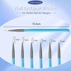 Lokaloka 5/7/9/11/13/15mm Nagel Pinsel Set für Gelnägel Nailart Nail Art