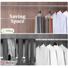 Belt Organizer for Closet,2PCS Tie Rack, Belt Tie Hanger for