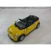 Mini Cooper S Convertible In Yellow Diecast 1:28 Scale By