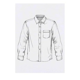 'Men's Shirt' Temporary Tattoo - Water Resistant, Skin-Safe, Non-Toxic Transfer (TO00076267)