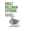 Hillman Group Combo Sidewalk Bolt, Hurricane Hardware, 100 Pieces, Rust-Resistant,