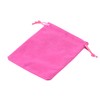 KONMAY 10pcs Big Size Velvet Drawstring Bags, 20.0x25.0cm Rose Velevet