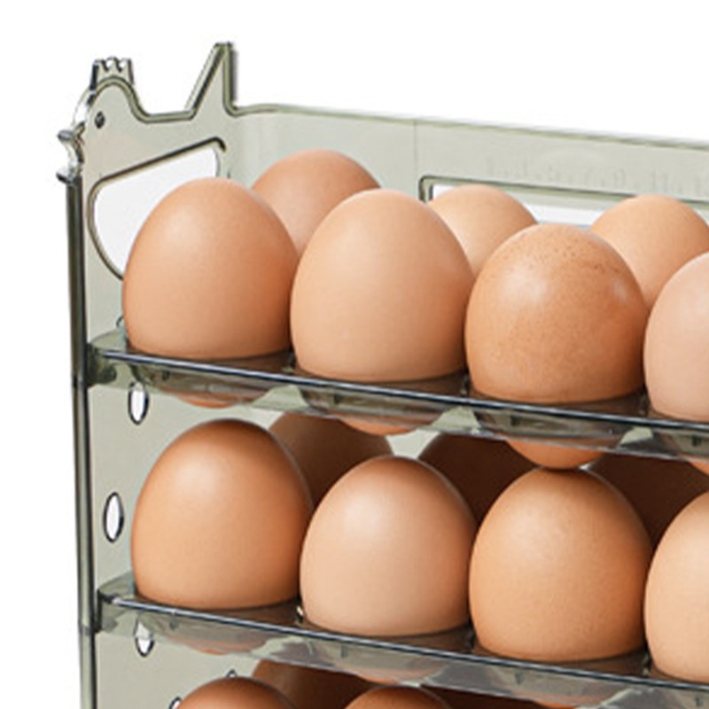 Refrigerator Side Door Egg Rack Multi Functional Anti Slip Flip