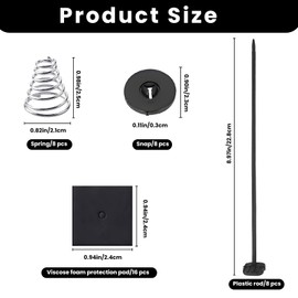 2 Sets Electric Radiator Fan Kit, Fan Mounting Kit Compatible for Electric Cooling Fan and Transmission Cooler Mount Hold Radiator Spal Fan