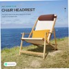 Parliky Beach Chair Head Cushion Easy Install Lumbar Pillow Compact