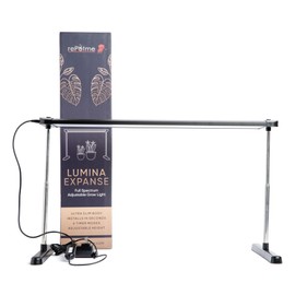 rePotme Lumina Expanse - Grow Light for Indoor Plants - Full Spectrum LED Plant Light, No Tools Required (Black)