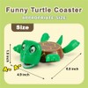 EASYLEE Pop-Up Screaming Turtle Coaster, Funny Expression & Liftable Limbs