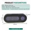 CyperFair Car Clock, 2 in 1 Night-Lighting LED Screen with