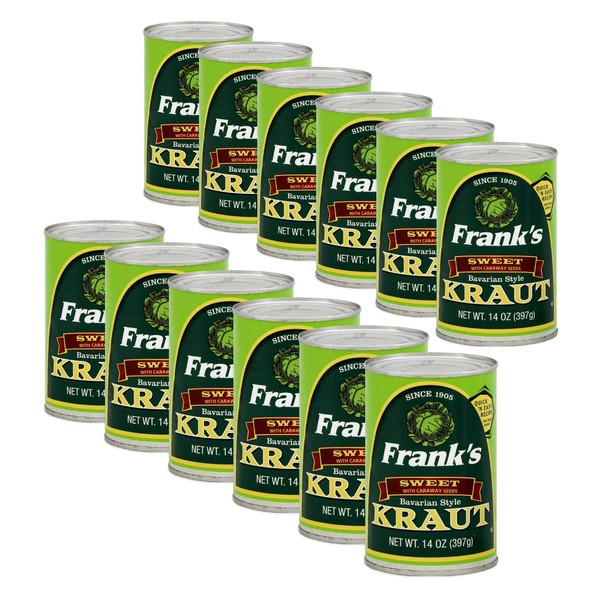Frank's Bavarian Sauerkraut, 14-Ounce (Pack of 12)