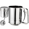 3 in 1 Stainless Steel Sifter 3 Cup Flour Sifter