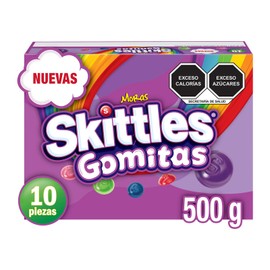 Skittles Gomitas sabor moras 10pack de 50g c/u. 500g