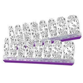 Color Street 'Haku Lei' Clear Overlay Design (FDL082) - Nail Polish Strips Destination Hawaii (2023)