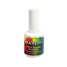 WAVEGEL WAVE Gel Shiny Top Gel Polish No Clean 0.5 oz