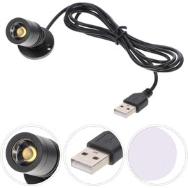 L&M LUJOMTL Small Spotlight, Display Cabinet LED Spotlight Indoor USB Powered(Warm White 3000K)