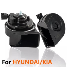 Xukey 110-125db Loud High & Low Tone Snail Horn For Kia Sportage Rio Hyundai Accent