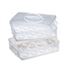 Snapware (2-Layer, 24 Cupcakes Plastic Detachable Cupcake Carrier Storage Container