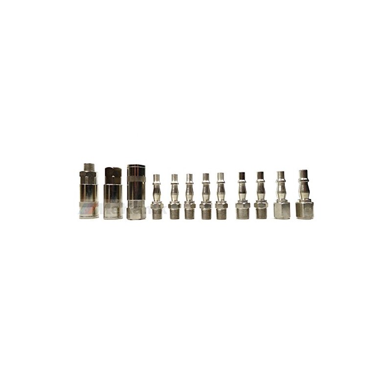 Neilsen CT2887 Quick Connection Couplings and Fittings 12Pcs Set