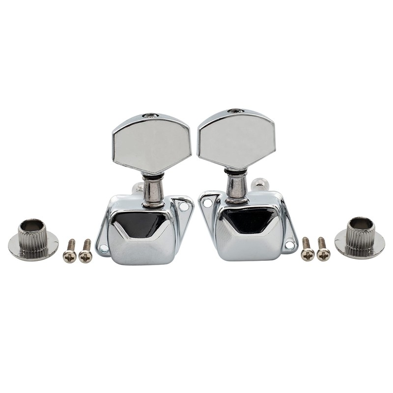 Musiclily 3L+3R Semi-closed Guitar Tuners Guitar String Tuning Pegs Keys