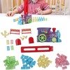 Domino Game Car Toy Set DIY Automatic Placement Domino Train