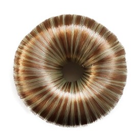 CAISHA Hair Donut Up Do Hair Ring Hairstyler Bun Maker Bridal Hairpiece Hair Styling Tool Blonde Mix DK5