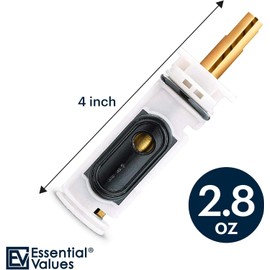 Essential Values Replacement Compatible with Moen 1222 Replacement Cartridge – Aftermarket for One-Handle Posi-Temp Faucets & Moen Tub Shower - Durable Brass & Plastic
