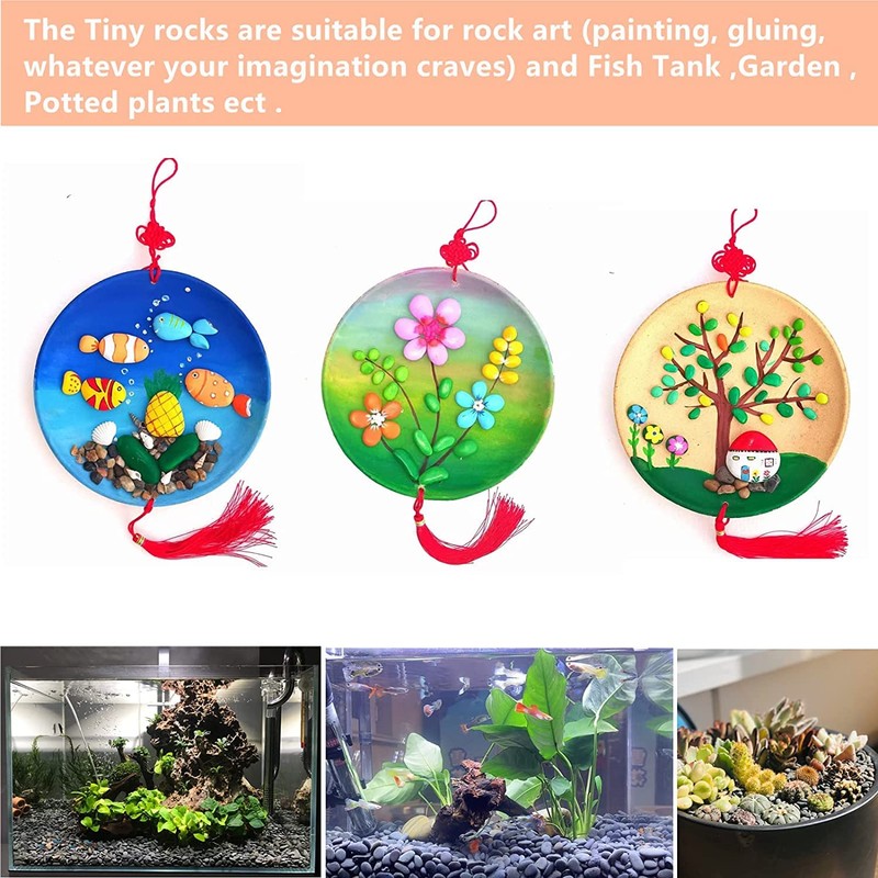lifetop 120PCS Painting Rocks, DIY Rocks Flat & Smooth Kindness