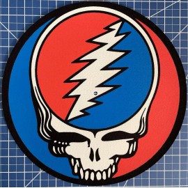 Universal DJ Grateful Dead Turntable Slipmat - Fits all 12" Record Players - DJ Record Mat