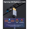 Highwings 16K Displayport Cable 2.1, DP 2.1 Cable 6FT [16K@60Hz,