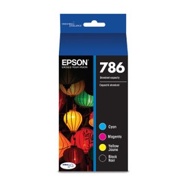 Epson T786120-BCS DURABrite Ultra Black and Color Combo Pack Standard Capacity Cartridge Ink, Black, Cyan, Magenta, Yellow